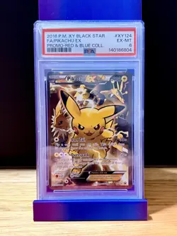 ⚡ Pikachu EX XY124 – PSA 6 - Black Star Promo 2016 - Pokemon TCG - Image 1