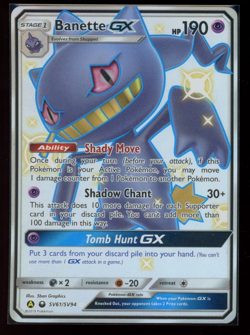 Pokemon Sun & Moon - Hidden Fates - Banette GX - SV61/SV94 - Image 1