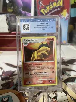 2007 Pokemon Diamond & Pearl Typhlosion Holo Mysterious Treasures CGC 8.5NM/mint - Image 1