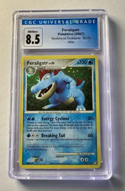 2007 Pokemon Mysterious Treasures Feraligatr Holo 8/123 - Image 1