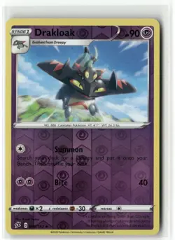 Drakloak 090/192 Reverse Holo Rebel Clash Pokemon TCG NM - Image 1
