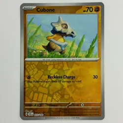 Cubone 72/142 Common Stellar Crown Pokemon Reverse Holo Near Mint - Image 1