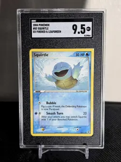 2004 Pokemon EX FireRed & LeafGreen Squirtle #83 (SGC Graded 9.5) - Image 1