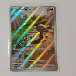 Pokemon TCG Paldean Wooper 102/094 Me02: Phantasmal Flames Holo - Image 1
