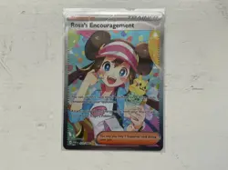 Rosa’s Encouragement 123/88 Secret Illustrator Rare Perfect Order Pokemon Card - Image 1