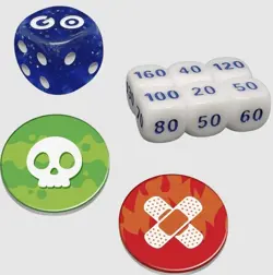 Pokemon TCG ETB Dice Set Pokemon GO Sparkle Blue White New Sealed Pack Rare 7 - Image 1