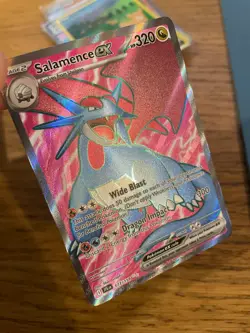 NM! Salamence ex (177/159) Journey Together Full Art Ultra Pokemon Card! - Image 3