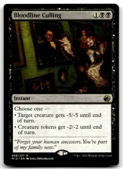 MTG Bloodline Culling R Innistrad: Midnight Hunt 89 LP - Image 1