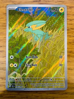 NM! Electrike (196/182) Destined Rivals Illustration Rare Pokemon Card! - Image 1