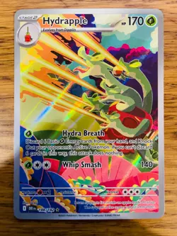 NM! Hydrapple (188/182) Destined Rivals Illustration Rare Pokemon Card! - Image 1