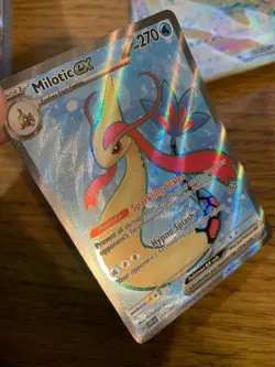 N-MINT! Milotic ex (217/191) Surging Sparks Full Art Ultra Rare Pokemon Card! - Image 3
