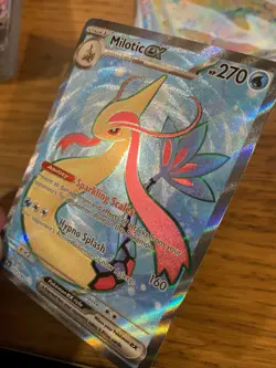 N-MINT! Milotic ex (217/191) Surging Sparks Full Art Ultra Rare Pokemon Card! - Image 4