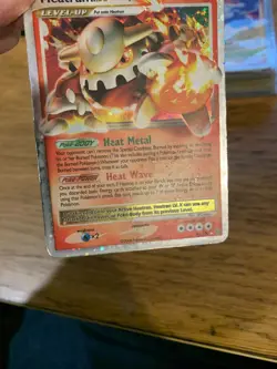 HP! Heatran LV.X (97/100) Stormfront Holo Rare Pokemon Card! FAST P&P! - Image 5