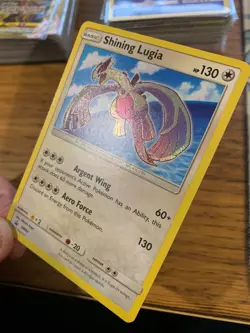 NM! Shining Lugia SM82 Shining Legends Holo Promo Ultra Rare Pokemon Card! - Image 4