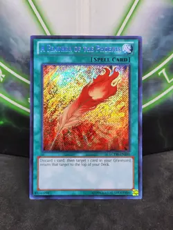 Yugioh A Feather of the Phoenix LCYW-EN280 Secret Rare NM - Image 1