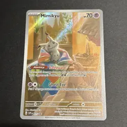 Pokemon TCG Mimikyu Paldean Fates Promo Card 075 - Image 1