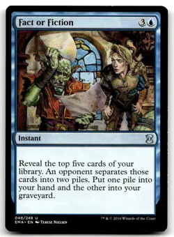 MTG Fact or Fiction U Eternal Masters 48 LP - Image 1