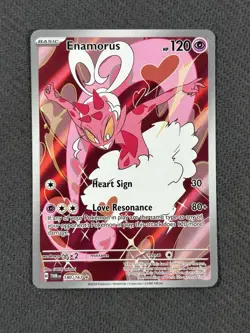 Enamorus 180/167 SV06: Twilight Masquerade Illustration Rare Pokemon Card NM - Image 1