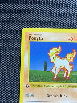 Pokemon Card - Ponyta 1st Edition Base Set Shadowless 60/102 LP/NM - Image 2
