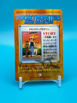 Pikachu Anime Collection Pokemon Card Game Japanese Nintendo Made In Japan F/S 8 - Image 2