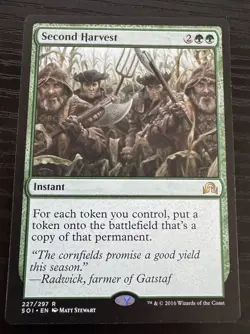 Second Harvest - Shadows over Innistrad Magic the Gathering MTG - Image 1