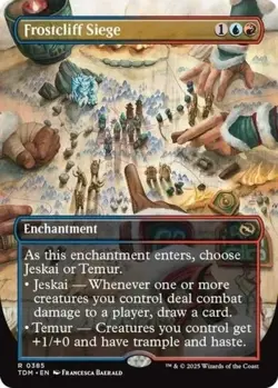Frostcliff Siege (Borderless) Tarkir: Dragonstorm Regular - Image 1