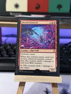 🎉 Electric Seaweed - Missing Stamp - Tmnt Mtg Error Misprint Magic - Image 1