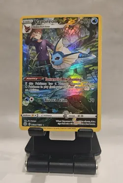 Pokemon Vaporeon TG02/TG30 Brilliant Stars Trainer Gallery Ultra Rare Holo - Image 1
