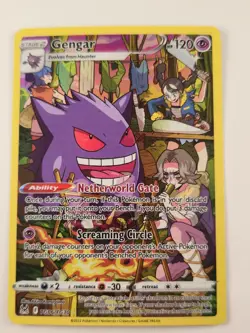 Pokemon Gengar TCG TG06/TG30 Lost Origin Trainer Gallery Holo Ultra Rare MP - Image 1