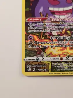 Pokemon Gengar TCG TG06/TG30 Lost Origin Trainer Gallery Holo Ultra Rare MP - Image 5
