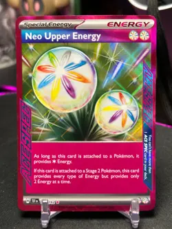 Pokemon TCG Neo Upper Energy 162/162 Mint Condition Ace Spec Temporal Forces - Image 1