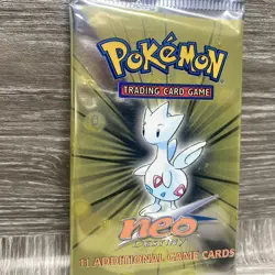 Pokemon Neo Destiny Booster Pack Brand New & Sealed Togetic Artwork WOTC HeavyU - Image 3