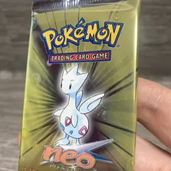 Pokemon Neo Destiny Booster Pack Brand New & Sealed Togetic Artwork WOTC HeavyU - Image 5
