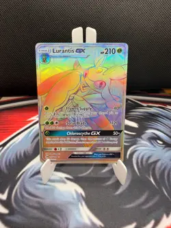 Pokemon Lurantis GX Secret Rare Full Art Holo 150/149 SM Base Set 210 HP English - Image 1