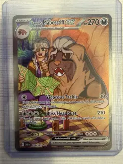 Arven's Mabosstiff ex SIR 235 Pokemon DRI Destined Rivals 2025 NM - Image 1