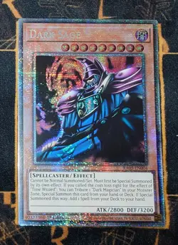 YUGIOH Dark Sage (RA05-EN004) Starlight Rare 1st Edition Near Mint - Image 1