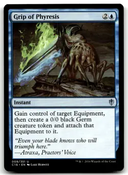 MTG Grip of Phyresis U Commander 2016 9 LP - Image 1