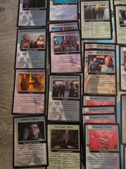 Vintage CCG 1997-1998 Babylon 5 70+ Card Lot VA Sets & Rarity PICS! TCG Retro - Image 4