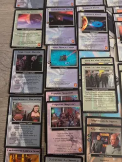 Vintage CCG 1997-1998 Babylon 5 70+ Card Lot VA Sets & Rarity PICS! TCG Retro - Image 5