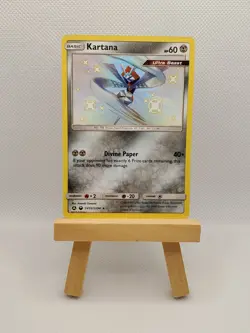 Kartana SHINY HOLO RARE card SV33/SV94 Sun & Moon Hidden Fates 2019 Pokemon NM - Image 1