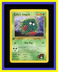 Erika's Tangela - 79/132 - Gym Heroes - 1st Edition Common Card - Pokemon Card - Image 1