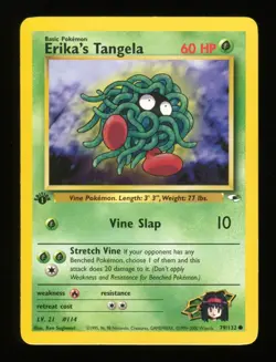 Erika's Tangela - 79/132 - Gym Heroes - 1st Edition Common Card - Pokemon Card - Image 4