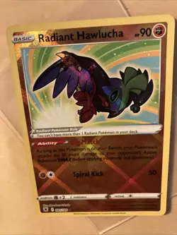 Radiant Hawlucha 081/189 Shining Astral Radiance Pokemon Card NM ⭐99p Start⭐ - Image 4