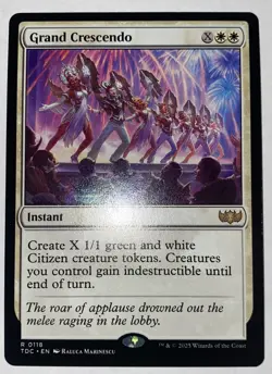 Grand Crescendo 0118 Non Foil Rare Tarkir Dragonstorm Commander MTG NM - Image 1