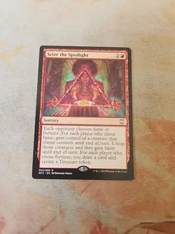 Seize The Spotlight Commander Streets Of New Capenna MTG NM - Image 1