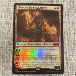 Chandra, Flame's Catalyst Core Set 2021 Foil Mythic MTG Magic:The Gathering NM - Image 1