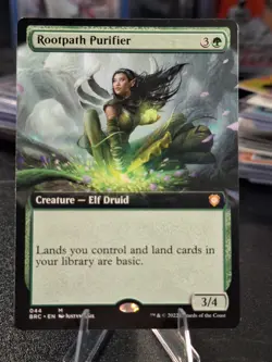 Rootpath Purifier Extended Art MTG Commander: Brothers' War - Image 1