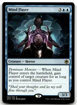 MTG Mind Flayer R Adventures in the Forgotten Realms 63 LP - Image 1
