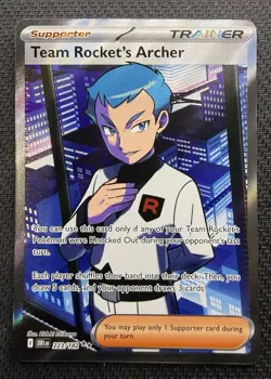 Pokemon Team Rocket's Archer 223/182 Sv10: Destined Rivals Ultra Rare - Image 1