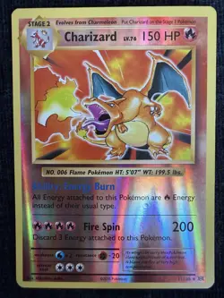 Charizard - XY - Evolutions (EVO) Pokemon Card 11/108 Reverse Holo - Image 1